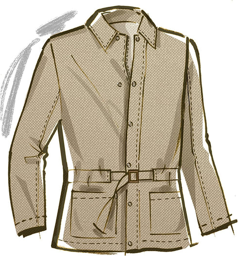 McCall's Men's Collared Jacket Sewing Pattern Kit, Design Code M8371, Sizes 44-46-48-50-52...