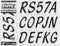 Whipline Solid Black/Silver 3" Alpha-Numeric Registration Identification Numbers Stickers Decals for Boats & Personal Watercraft...
