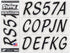 Whipline Solid Black/Silver 3" Alpha-Numeric Registration Identification Numbers Stickers Decals for Boats & Personal Watercraft...
