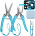 Pruning shears,3Pcs Garden Scissors,Stainless Steel Sharp Blade Gardening Trimming Floral Shears Scissors Pruners for Cutting Flowers,Trimming Pla...