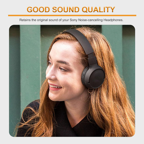 Ear Cushions for Sony Headphone Replacement Ear Pads Compatible with Sony MDR-ZX110 ZX110NC ZX100 WH-CH500 CH520 CH510 V150 V250 V200 JBL Tune 510...