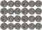 24 Pack 30g Stainless Steel Sponges - Stainless Steel Scouring Pad, Steel Wool Scrubber, Metal Scrubbers for Pans, Steel Wool Soap Pads, Cooking U...