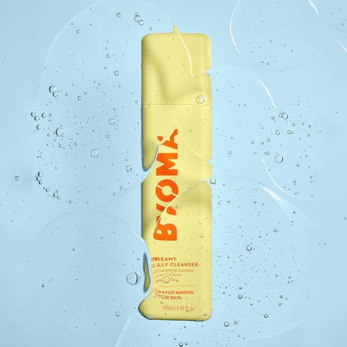 BYOMA Creamy Jelly Cleanser - Hydrating Facial Cleanser for Skin Barrier Repair -Tri-Ceramide Face Wash for Sensitive Skin & All Skin Types - Gent...