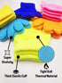 12 Pairs Kids Winter Gloves, Children Bulk Pack Fun Colorful Cute Magic Glove for Boys & Girls...