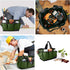 Gardening Tote Bag, Deluxe Garden Tool Storage Bag and Home Organizer with Pockets, Wear-resistant & Reusable, 14 Inch, Dark Green...