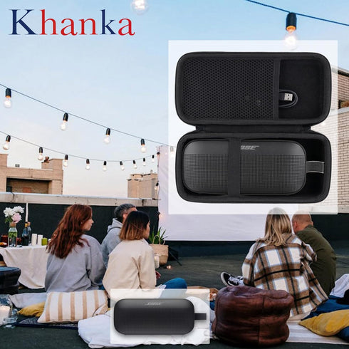 Khanka Hard Travel Case Replacement for Bose SoundLink Flex Bluetooth Portable Speaker (Black)...