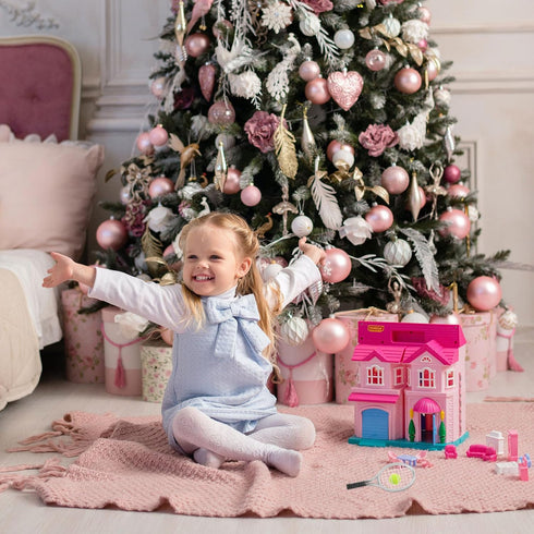 LIFKOME 1 Set Dollhouse Tennis Racket Miniature Tennis Racquet Kid Mini Tennis Toy Tool Toys Miniature Dollhouse Items Kidcraft Playset Mini House...