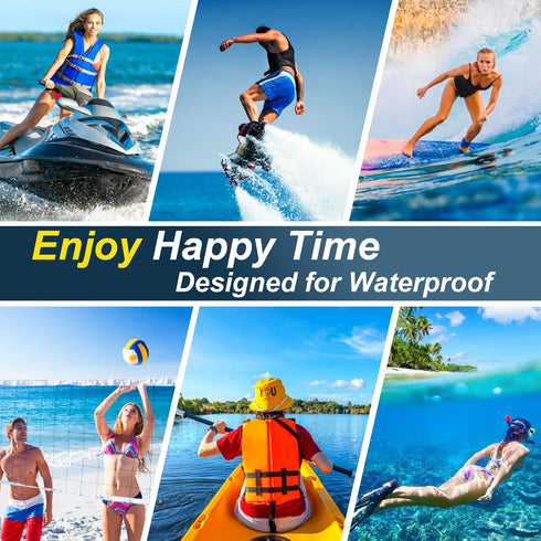 Large Waterproof Phone Pouch Floating, Waterproof Phone Case for iPhone 15 14 Pro Max 13 12 Plus 11 XS XR X Samsung up to 8.5'', IPX8 Water Proof ...