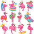 Demissle 24 Pcs Flamingo Air Freshener Flamingo Hanging Long Lasting Car Freshener Scented Tropical Automotive Air Fresheners for Rearview Mirror ...
