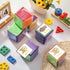 Yilloog 8 Pcs 3.15 Inch DIY Photo Pocket Dice for Classroom Large Clear Foam Dice Education Playing Game Cubes Set 6 Sided Stacking Blocks Teacher...
