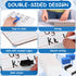 Dry Erase Lapboards with Lines Pack of 18 | 6 x 9 inch Double Sided White Boards with 18 Pens, 18 Erasers Small Mini White Dry Erase Boards for St...