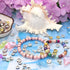 Guoxin 100Pcs Rondelle Spacer Beads Round Crystal Charms Czech Rhinestone Silver Plated Spacer Loose Beads for DIY Bracelet Necklace Jewelry Makin...