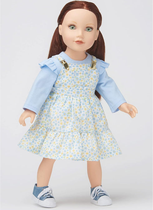 Simplicity 18" Doll Clothes Sewing Pattern Kit by Elaine Heigl Designs, Code S9728, Multicolor...