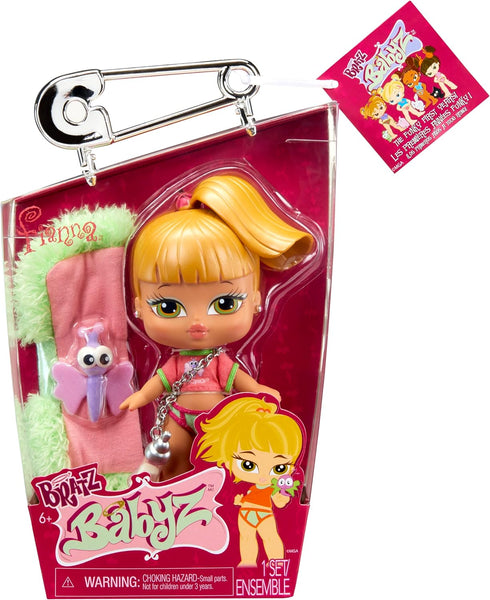 Bratz Babyz Fianna Collectible Fashion Doll with Real Fashions and Pet...
