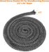 Stanbroil Wood Stove Gasket, 1/2" x 84" Graphite Impregnated Fiberglass Rope Seal and High-Temperature Cement Gasket Kit Replacement for Wood Stov...