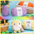 300g Easy Yarn for Crocheting, Chunky Thick Cotton Yarn Cotton-Nylon Blend Yarn Easy to See Stitches with Crocehting Accessories for Crocheting Be...