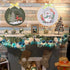 4 Sets Christmas Embroidery Starter Kit with Pattern for Beginners, Embroidery Kits with Christmas Pattern, Cross Stitch Set with 4 Plastic Embroi...