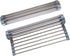 Roll Up Dish Drying Rack, Stainless Steel and Silicone Dish Drying Mat Over The Sink Foldable Drain Rack Multipurpose Dish Drainer for Kitchen, 14...