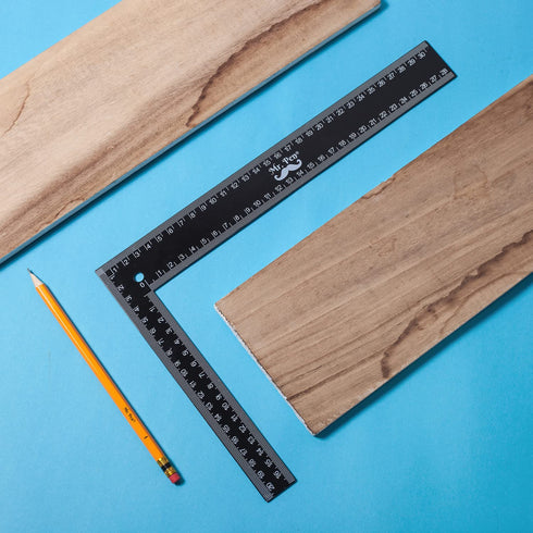 Mr. Pen- Carpenter Square, Framing Square, 8 inch x 12 inch, Carpenters Square, Right Angle Ruler, Framing Tools, L Shape Ruler, Metal Square, Ste...