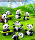 Fairy Garden Accessories,8pcs Panda Figurines Fairy Garden Kit- for DIY Fairy Garden,Patio, Lawn, Micro Landscape, Yard Bonsai Decals and Also for...