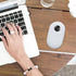 kwmobile Silicone Cover Compatible with Logitech Pebble Mouse Cover - Soft Mouse Protector Grip - White...