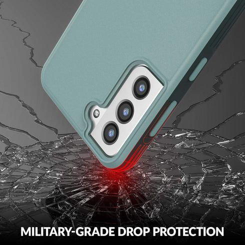 Crave Slim Guard for Galaxy S21 Case, Shockproof Case for Samsung Galaxy S21, S21 5G (6.2 inch) - Aqua...