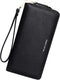 Badiya Womens Wallet RFID Blocking Credit Card Holder Large Capacity Leather Zip Around Wallets Clutch Wristlet...