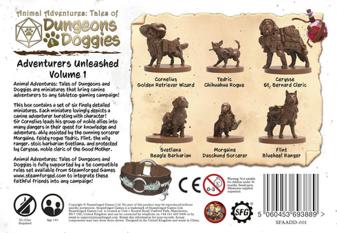 Miniature Animal Adventures: Dungeons and Doggies Box 1...