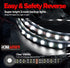 ICBEAMER Double Row 60 inch 504 pcs LED for Pick up/Truck Tailgate Light Bar Side Bed Light Strip Bar IP67 Waterproof Reverse- 5 Functions Tail/Br...