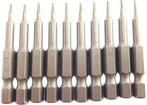 Silverhill Tools ABS10T5PB TORX T5 Screwdriver Drill Power Bit 10 Pack...