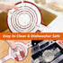 Silicone Bread Sling Dutch Oven, Non-Stick & Easy Clean Reusable Silicone Bread Baking Mat, Oval Silicone Baking Mat with Long Handle for Transfer...