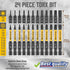 Amartisan Torx Bit Set, 24-Piece S2 Steel, 1" & 2.3" Long T5 - T40, Security, Tamper Resistant Fastener Drive Bit...