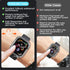 COOLQO 2 Pack Waterproof 2 in 1 Case Compatible for Apple Watch 40mm SE 2nd 2023 SE 6 5 4, with 9H Tempered Glass Screen Protector, Full Body Cove...