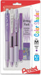 Pentel Color Shades Writing Pack - Pastel Violet (BLBKALZBPV)...