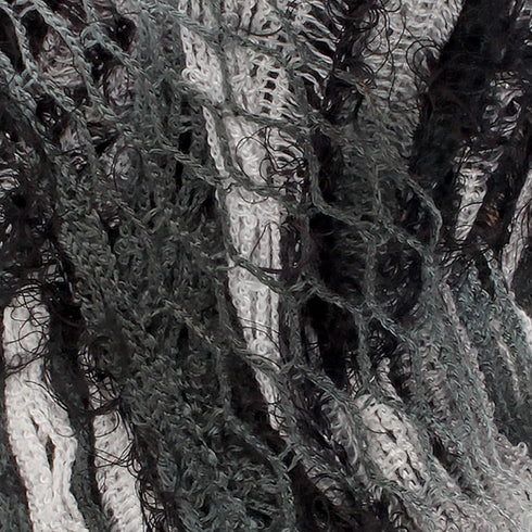 JubileeYarn Fishnet Frilly Yarn - 100g/Skein - Salt'n'Pepper - 3 Skeins......