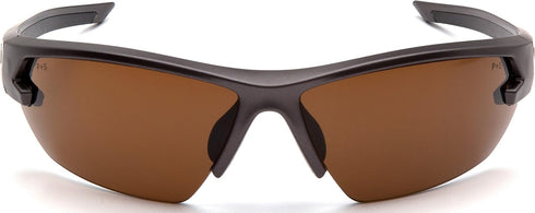 Venture Gear Tactical Semtex 2.0 Safety Shooting Glasses, Gun Metal Frame, Bronze Anti-Fog Lens...