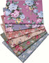 Hanjunzhao Retro Floral Fat Quarters Fabric Bundles 18 x 22 inch for Quilting Sewing Crafting...