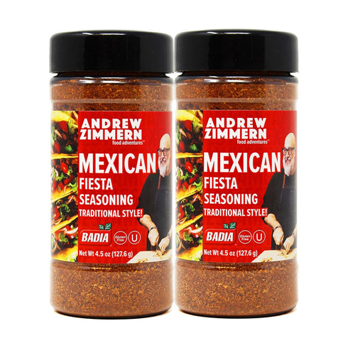 Badia Andrew Zimmern Mexican Fiesta Seasoning, Traditional Style, 4.5 oz - Palatize Pack of 2...
