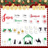 30 Pcs Christmas Garage Door Magnet Decorations Merry Christmas Winter Snowman Snowflake Santa Claus Garage Decorations for Refrigerator Car Bulle...