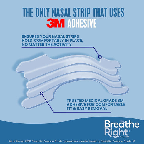 Breathe Right Nasal Strips | Extra Strength | Clear Nasal Strips | For Sensitive Skin | Help Stop Snoring | Drug-Free Snoring Solution & Nasal Con...
