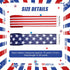 2 Rolls 20 Yard Red White and Blue Ribbon Patriotic Star and Striped Wired Ribbon Royal Blue USA Ribbon DIY Crafts for 4th of July, Independence D...