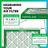 Filterbuy 10x20x1 Air Filter MERV 8 Dust Defense (1-Pack), Pleated HVAC AC Furnace Air Filters Replacement (Actual Size: 9.50 x 19.50 x 0.75 Inche...