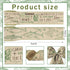 2 Rolls Father's Day Ribbons Wired for Wreath Bows Wrapping Gifts, Burlap Fishing Theme Ribbon for Father's Day Gift Wrapping Birthday Party Decor...