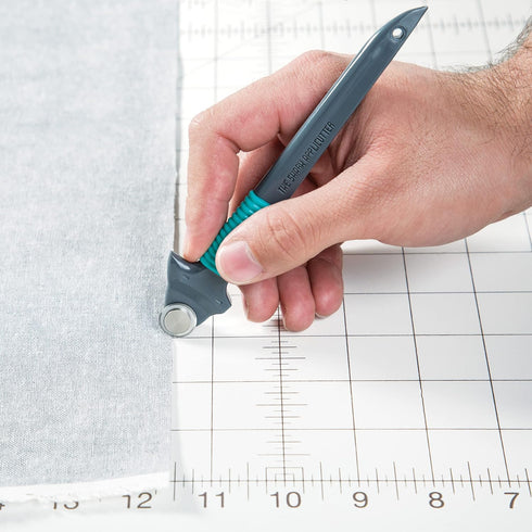 MISSOURI STAR QUILT CO. Shark Applicutter Mini Rotary Cutter, 14mm Blade | Rolling Cutter Tool for Quilt Appliques and Cutting Fabrics | Essential...