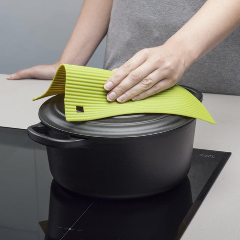Zeal Silicone Heat Resistant Non-Slip Trivet, Size 5-22 Centimeters, Lime Green...