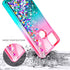 NZND Case for T-Mobile REVVL 4+ Plus with Tempered Glass Screen Protector (Full Coverage), Glitter Liquid Floating Waterfall Girls Cute Phone Case...