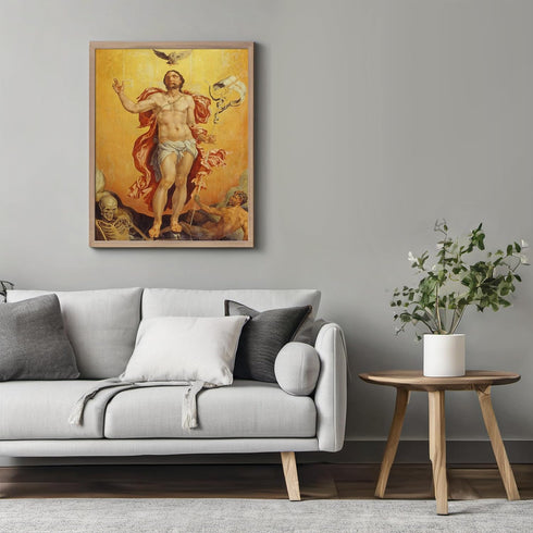 Posterizer 1 pcs-Christ as victor over sin and death painting poster-Religious Posters-Gifts for Christians -Decor for Church, Sunday School Class...