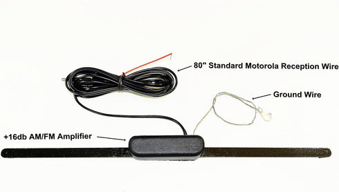 AntennaMastsRus - Universal Hidden Style AM-FM Radio Antenna for (Boat's-Hot Rod's-Golf Cart's-Dune Buggies-Harley's-Motorcycle's-Camper-Trailer-M...