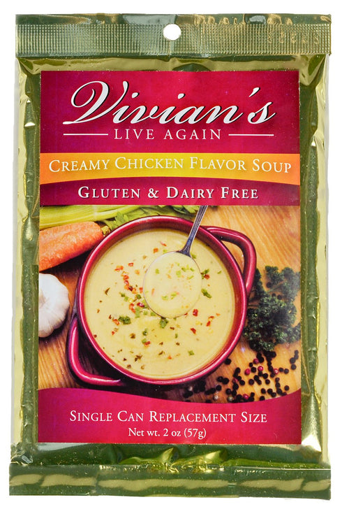 Gluten Free Cream of Chicken Soup & Gravy Mix- Dairy Free, Shelf Stable, Powdered Mix by Vivian's Live Again...