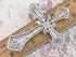 Alilang Holy Anglo Saxon Clear Crystal rhinestone Christian Cross Jewelry Pin Brooch...